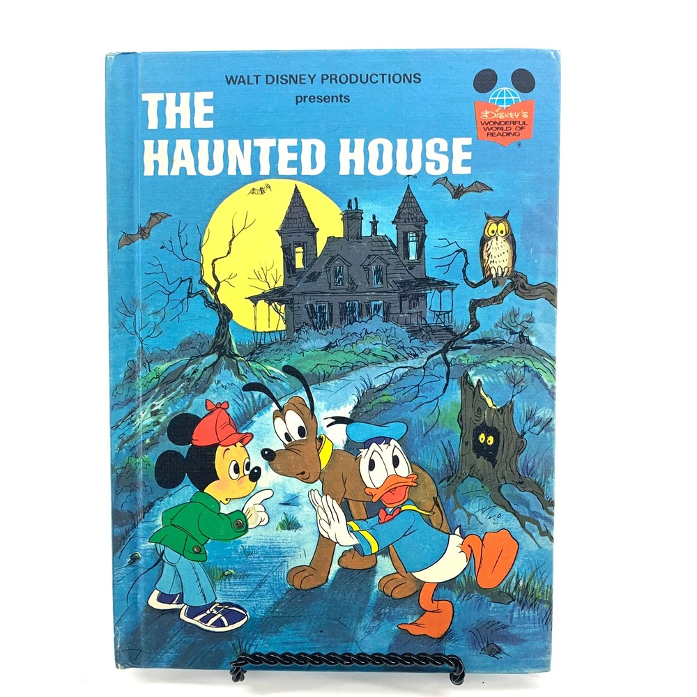 Disney The Haunted House Wonderful World of‎ Reading 1975 Childrens Book Vintage